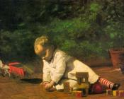 Baby at Play - 托马斯·伊肯斯